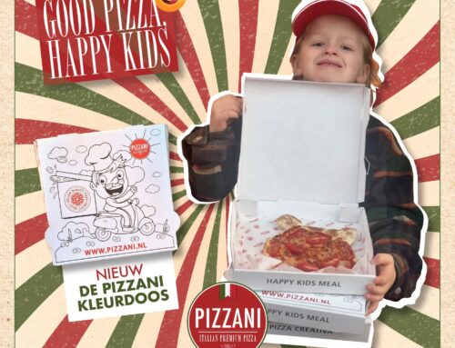 Pizzani introduceert kinderpizza’s met kleurdoos!